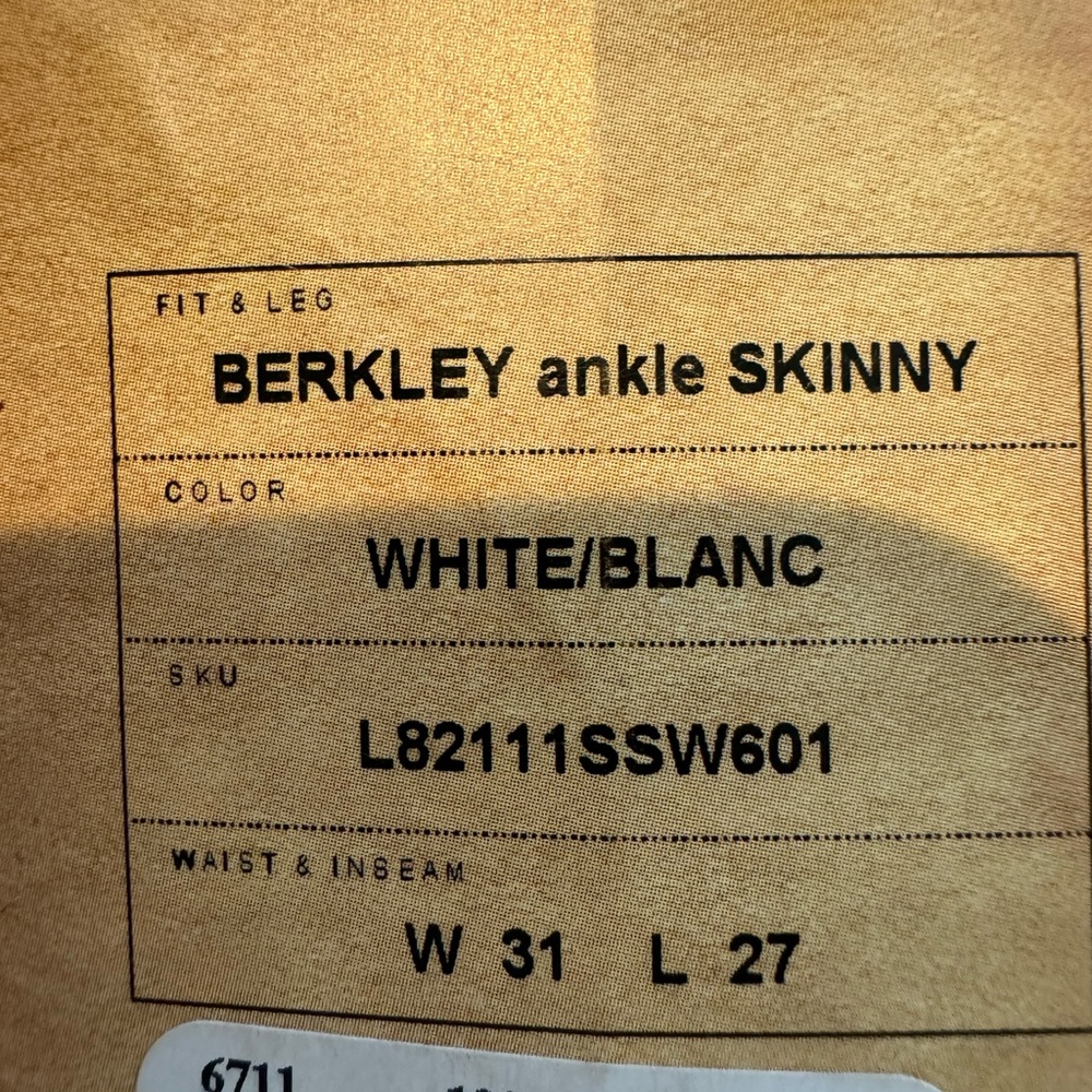 White Silver jeans